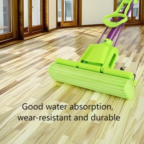 PVA Blue Sponge Roller Mop Refill, 11 inches, for Quickie Bulldozer