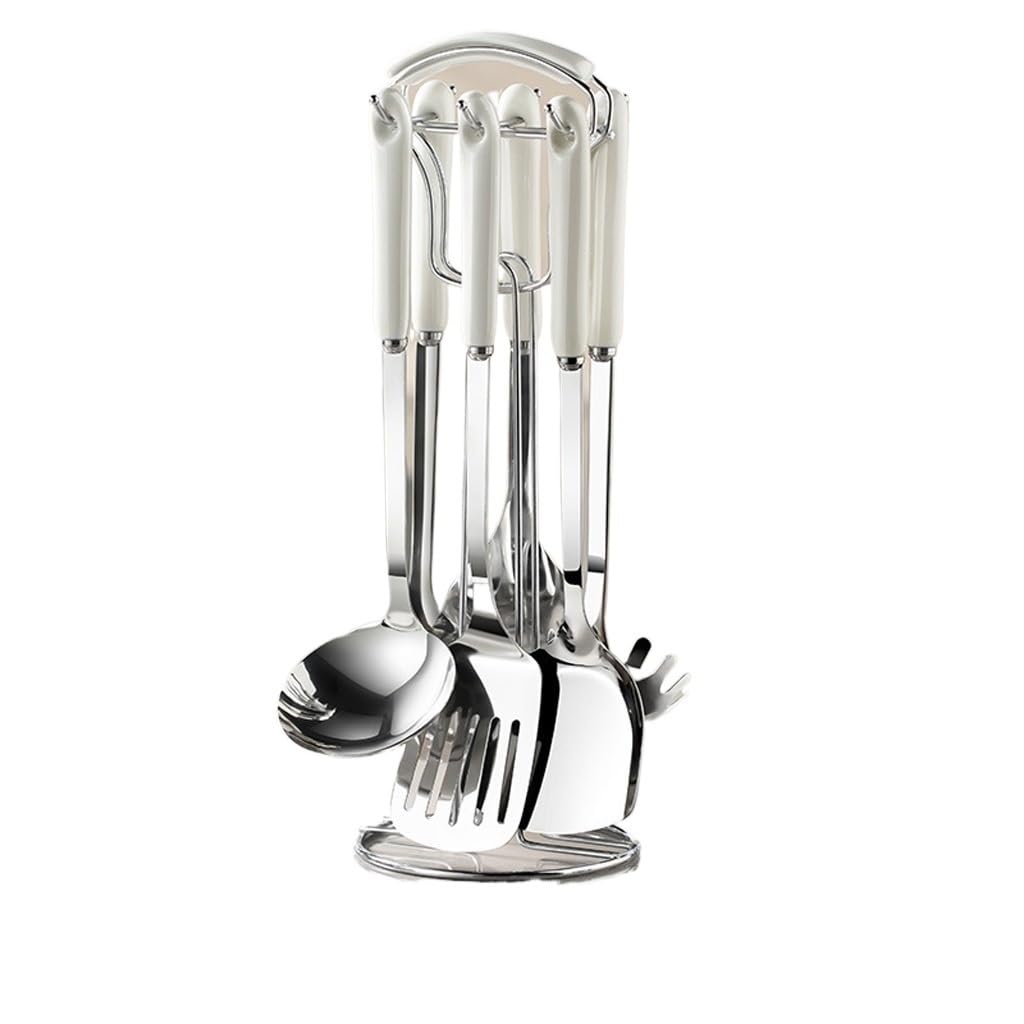 MYUYEE Kitchen Utensils Stainless Steel Spatula And Spoon Set