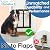 PlexiDor Performance Pet Doors for Dogs and Cats - Door Mount Dog Door with Lock and Key - Bronze, X-Large Sizes