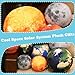 ELAINREN Soft Planet Moon Plush Toy Realistic Stuffed Space Planet Toy Cute Solar System Planet Plushie Doll Gifts/10.6''
