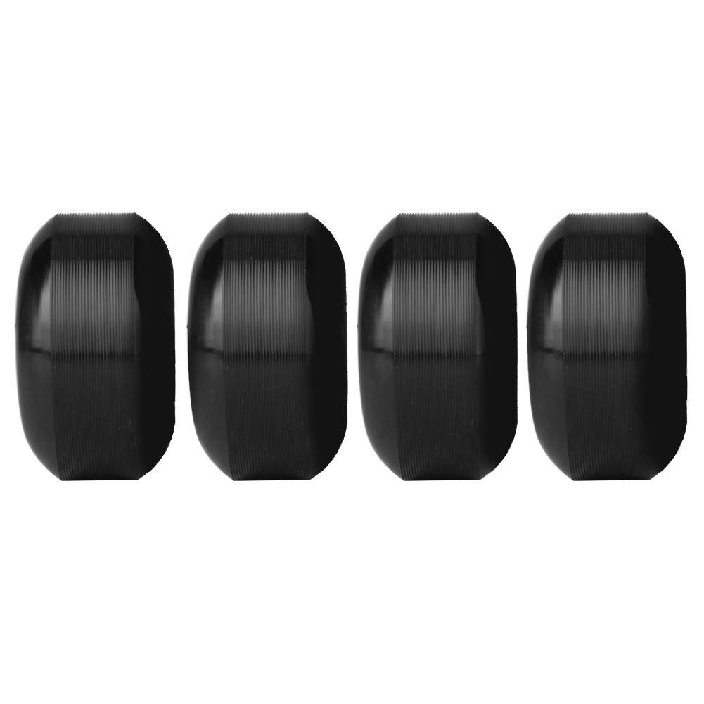Qukaim Roues De Skateboard 52mm 100A - PU Résistant, Motif Tête De Mort, Pour Marbre, Asphalte Et Piscine U - Lot De 4