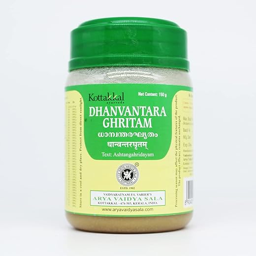 Arya Vaidya Dhanwantara Ghritam 150gm - Sukanthi Pills 1gm