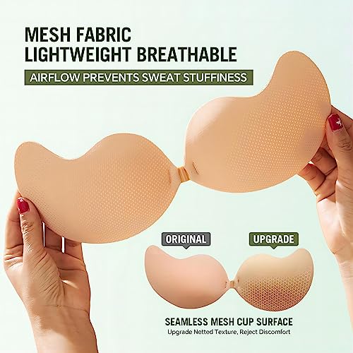 Sticky Bras for Women Push up Seamless Bra Bralettes for Women Strapless Bras Lift with Nipple Cover2