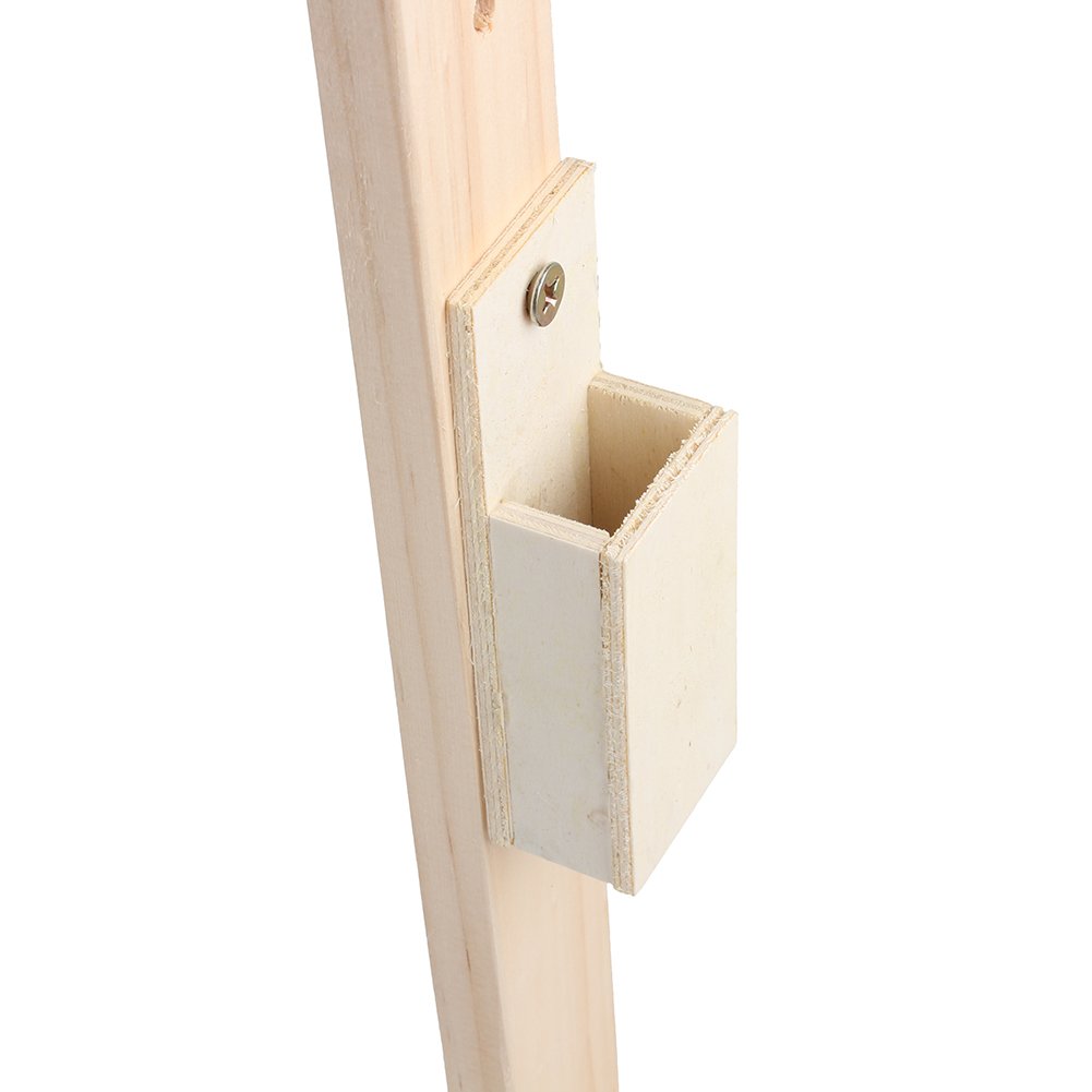 Ejoyous Métier Grand Cadre de Broderie sur Pied, Réglable 32CT Support de Sol de Broderie Cadre de Support en Bois pour Broderie Couture Point de Croix Projets de Tapisserie