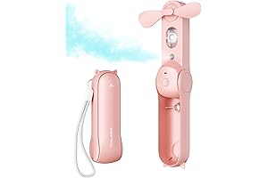 SWEETFULL Mini Misting Fan: Keep Cool Anywhere, Anytime