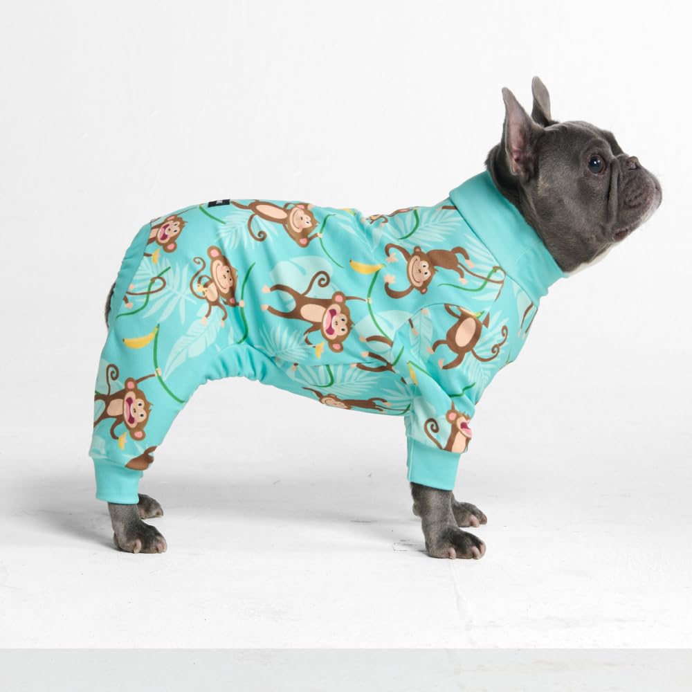 Spark Paws Dog Pajamas - Stretch Onesie Recovery Full Leg Surgery Suit PJS