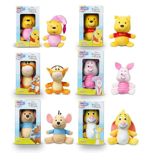 Micro Teenies 00418 Winnie The Pooh And Pals 6 Pack - Miniature Plush Figure, Suffed Animal, Toy Mini Soft Figure thumb #2