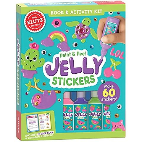 Paint & Peel Jelly Stickers (Klutz) Cover