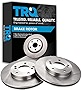 TRQ Front Disc Brake Rotor Pair Set for 1997-2001 CRV / 1997-2001 Integra / 1991-1995 Legend / 1996-1999 Oasis / 1995-1998 Odyssey / 1997-2001 Prelude / 1996-1998 RL / 1996-1998 TL