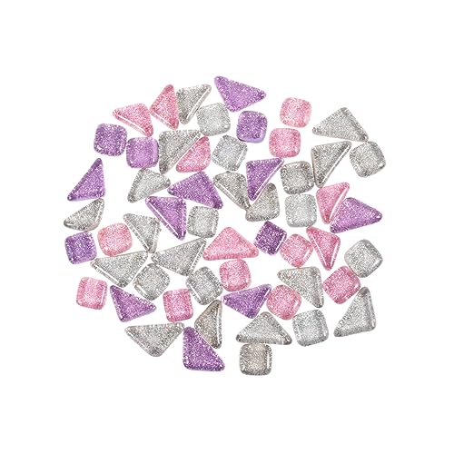 Holibanna 1 Paquet Carreaux de Cristal Paillettes Irreguliers de Matériaux Diy pour Décoration et Artisanat Pierre Éclatante pour Projets Créatifs et Bricolage