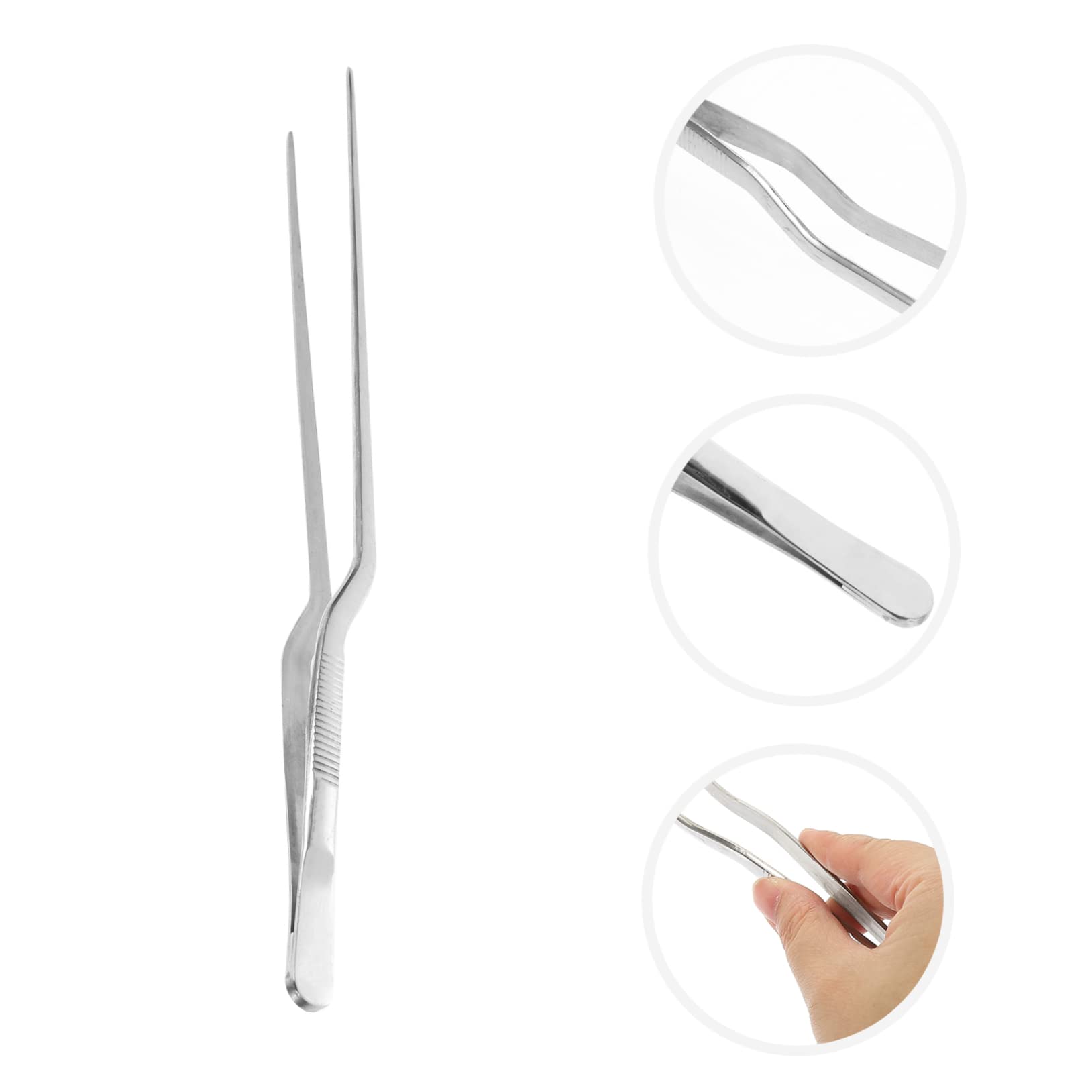 ULTECHNOVO 4stücke Edelstahl Küchen-tweezers Praktische Kochzange Für Zuhause Restaurants Feiern Einfache Reinigung Robust Vielseitig Einsetzbar Für Grillen Backen Dekoration