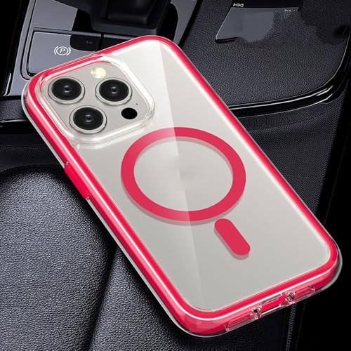 Coque magnétique pour iPhone 15 Pro Max antichoc airbag avec charge sans fil