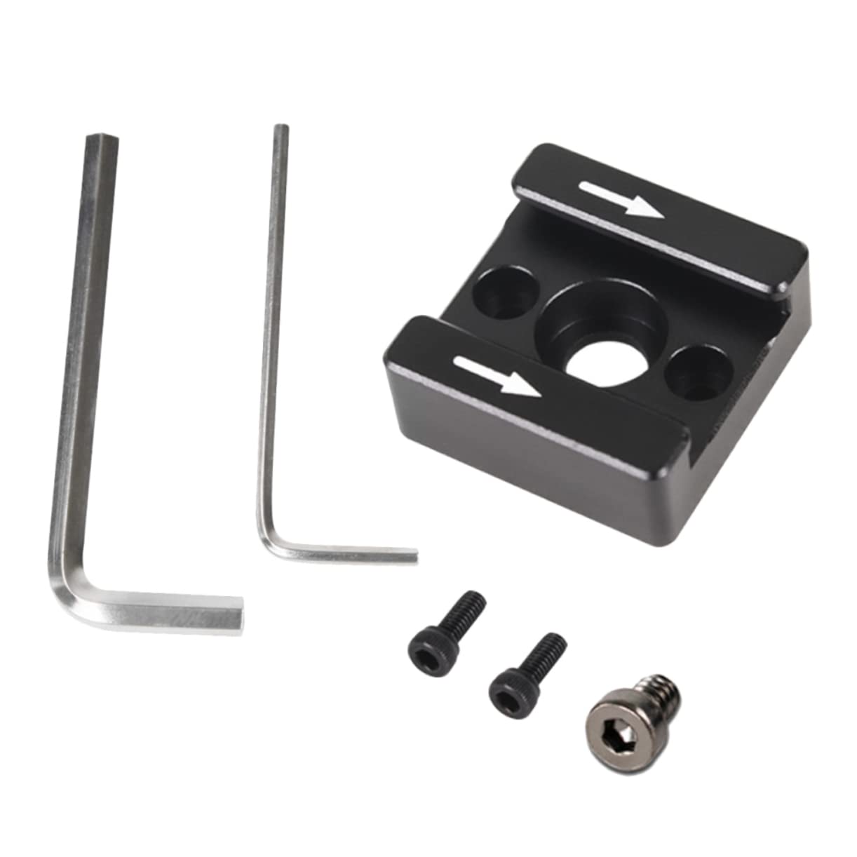 MOLUCKFU 3 Sets Cold Shoe Mount Bracket for DSLR Camera Easy Install No Tools Aluminum Alloy Secure Fit