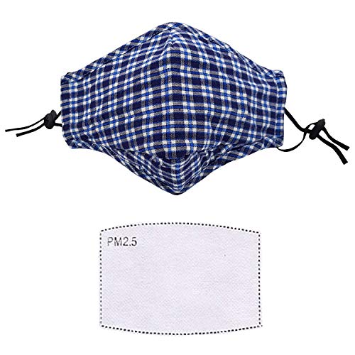Image of VRITRAZ Print Reusable Washable PM 2.5 Anti Pollution Activated Carbon Dust Face Mask with Breathing Valve