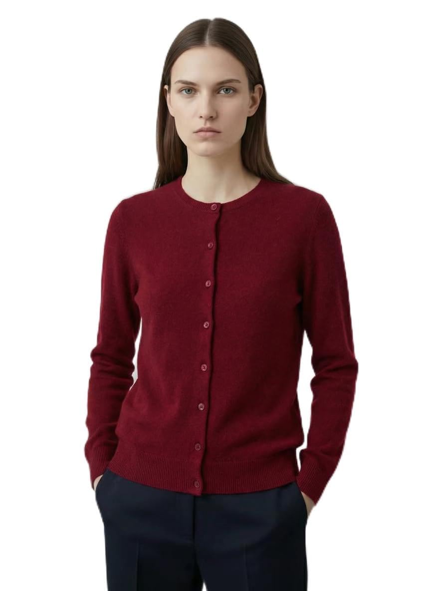 JENNIE LIU Button Front Cardigan