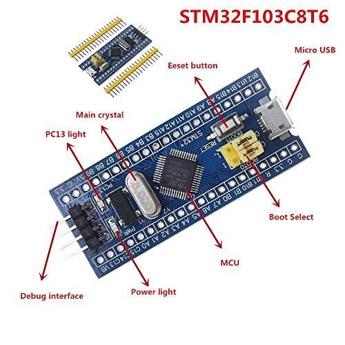 Image of STM32F103C8T6 Minimum System Board Microcomputer STM32 ARM Core Board