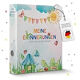 CALLUNA&reg; Sammelordner "Meine Erinnerungen" mit Griffloch &ndash; Krippen Ordner &ndash; Sammelordner Kindergarten &ndash; ressourcenschonende Herstellung &ndash; inkl. EXTRA Schatzsuche-Spiel &ndash; Geschenk &ndash; Marienk&auml;fer