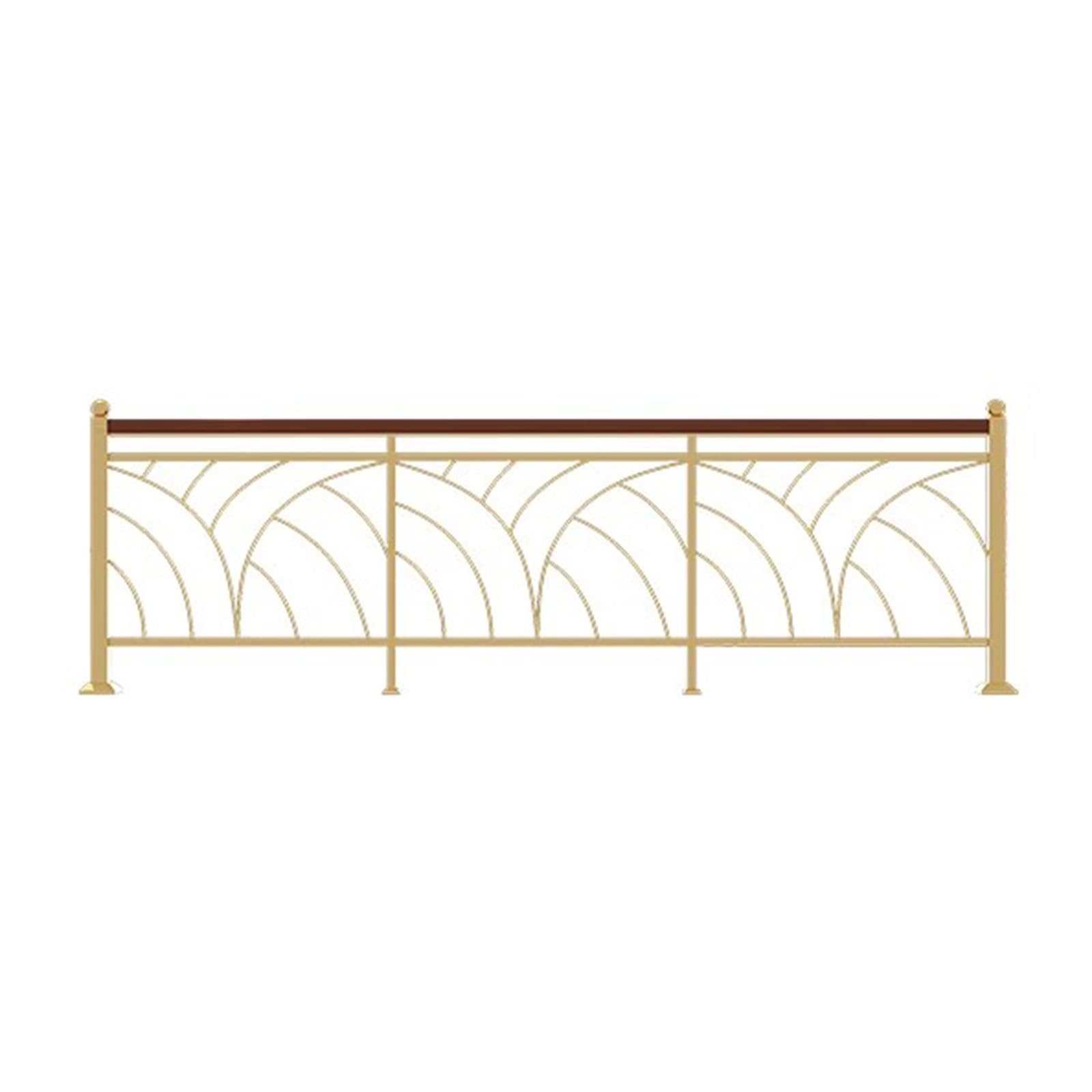 Rampe d'escalier luxe en fer composite pour design intérieur chic