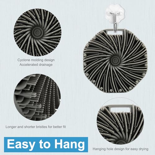 Wetang 2IN1-SB Silicone Body Scrubber,Exfoliating Body Scrubbers thumb #3