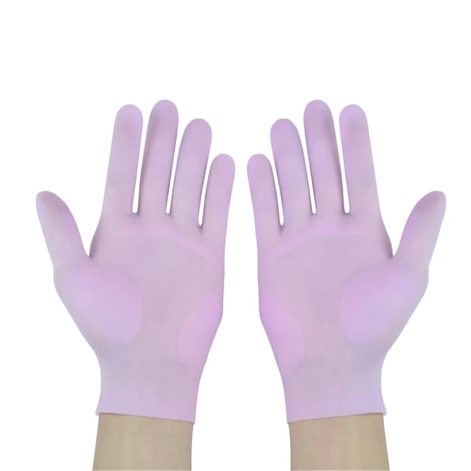 Guante de goma 2 pares de guantes de nitrilo de silicona, reutilizables, resistentes al agua y a altas temperaturas, guantes de limpieza universales for el hogar, herramienta for lavar platos(Purple)