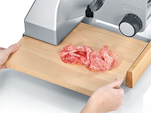 Foto von GRAEF Sliced Kitchen SKS850 Allesschneider S85010 Silber, Holz