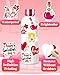 Benresive 300 Pcs Valentines Day Stickers for Kids - Bulk Valentines Day Crafts Party Favors, Goody Bag Stuffers, Waterproof Vinyl Laptop & Water Bottle Stickers