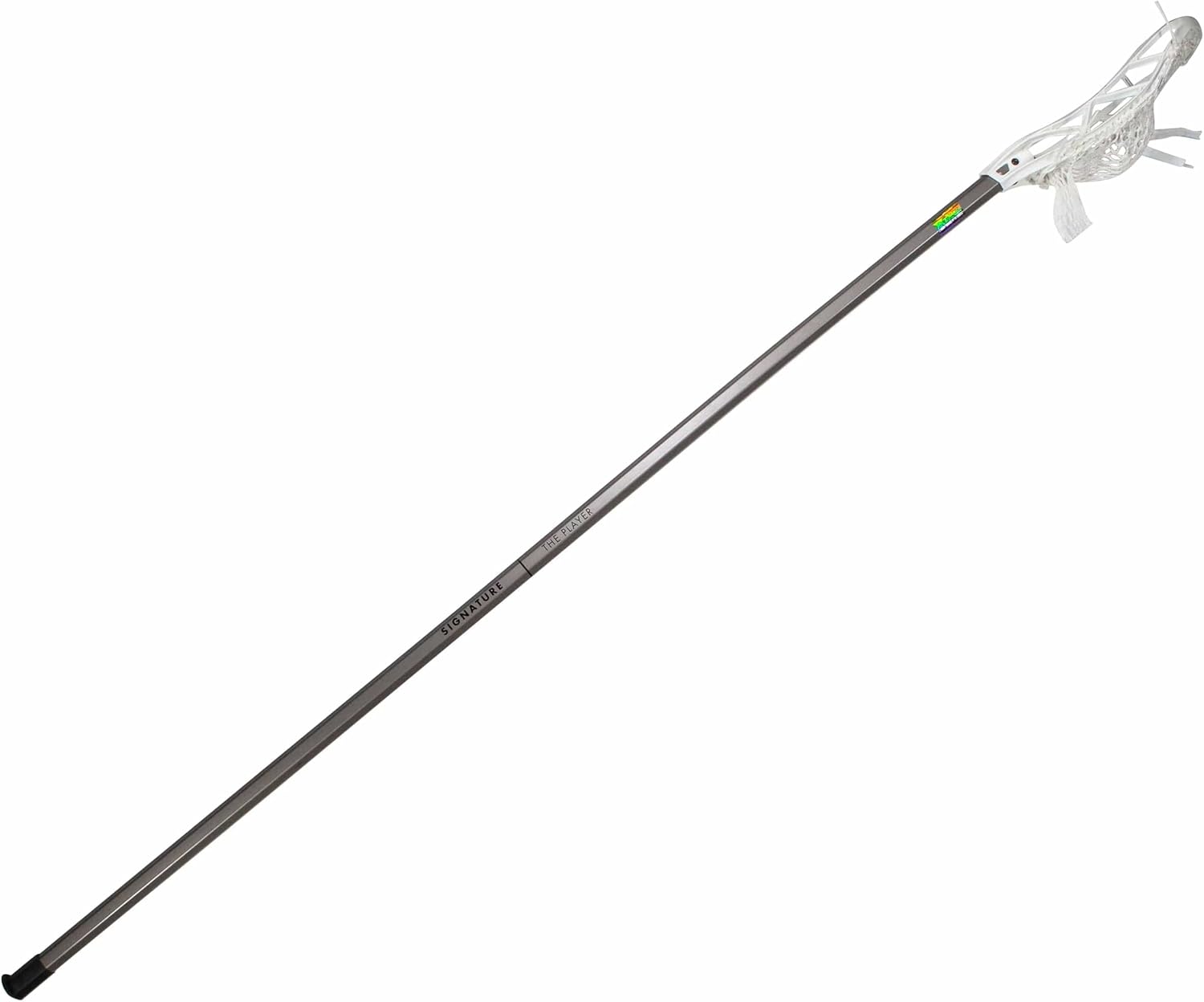 Titanium Pro Defensive Complete Lacrosse Stick | 60" | Gun Metal/White : Sports & Outdoors