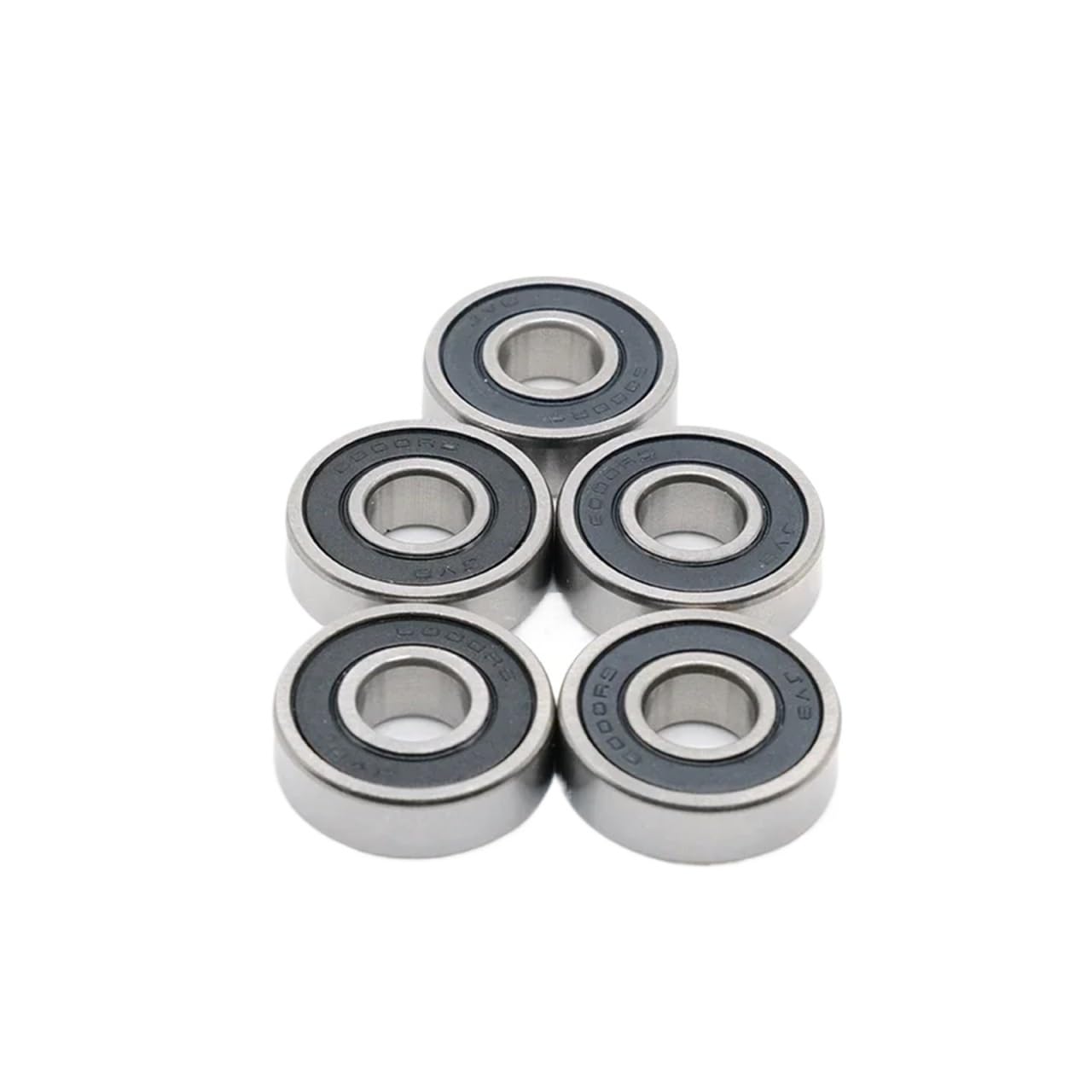 Lot de 4 roulements à billes 6000-2RS 10 x 26 x 8 mm for pivot de cadre de vélo(4P609RS)