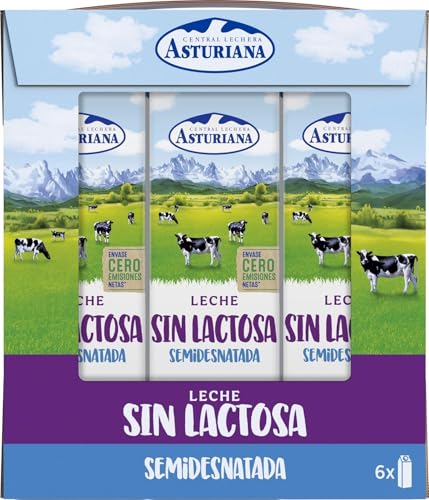 CLA Leche Sin Lactosa Semidesnatada Pack 6x1L