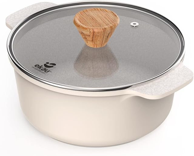 EKAU Home Essential Casserole 20cm - Ivory