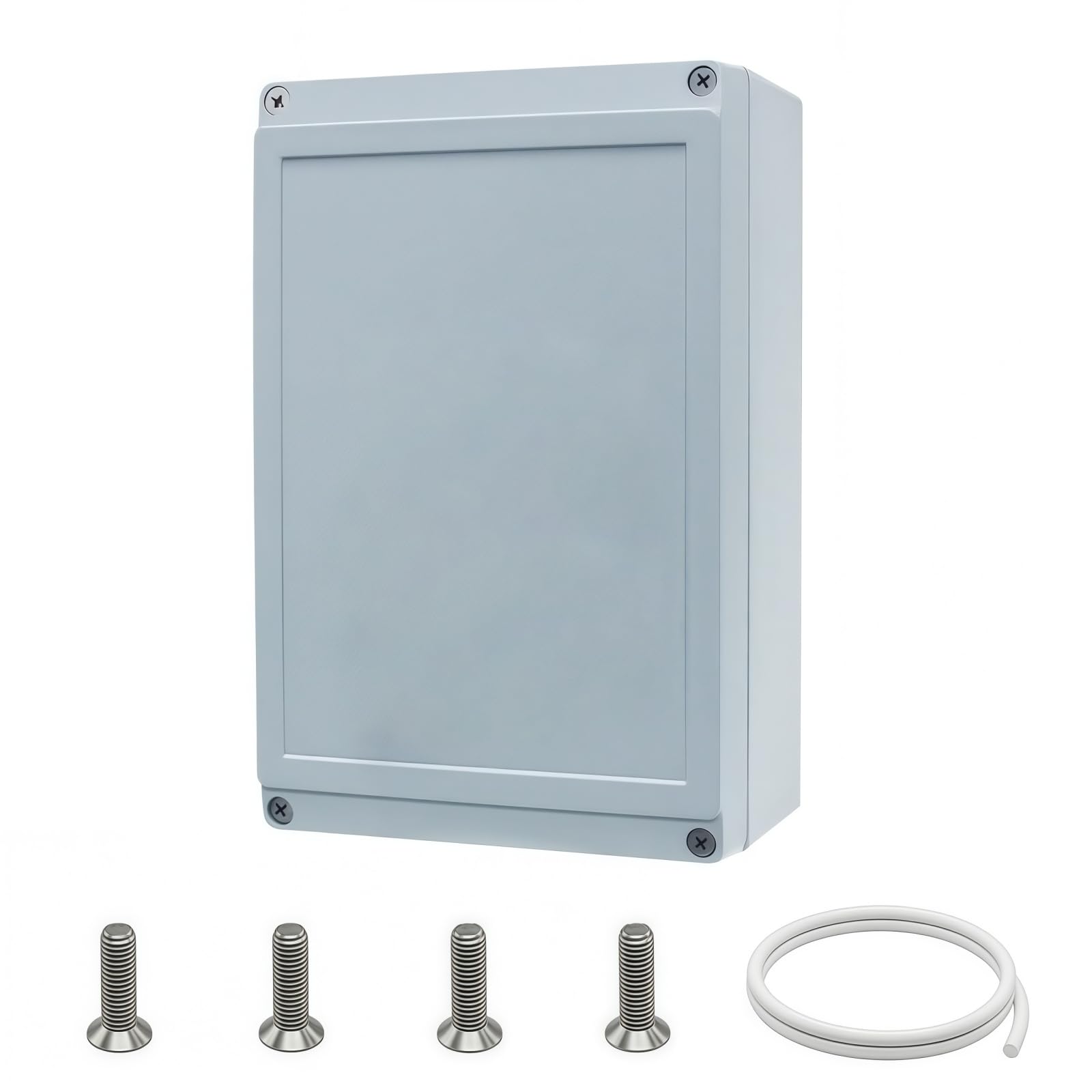 Boîte de jonction robuste en fonte d'aluminium, étanche IP66, haute résistance, résistante aux hautes températures (20 x 13 x 7,49 cm)
