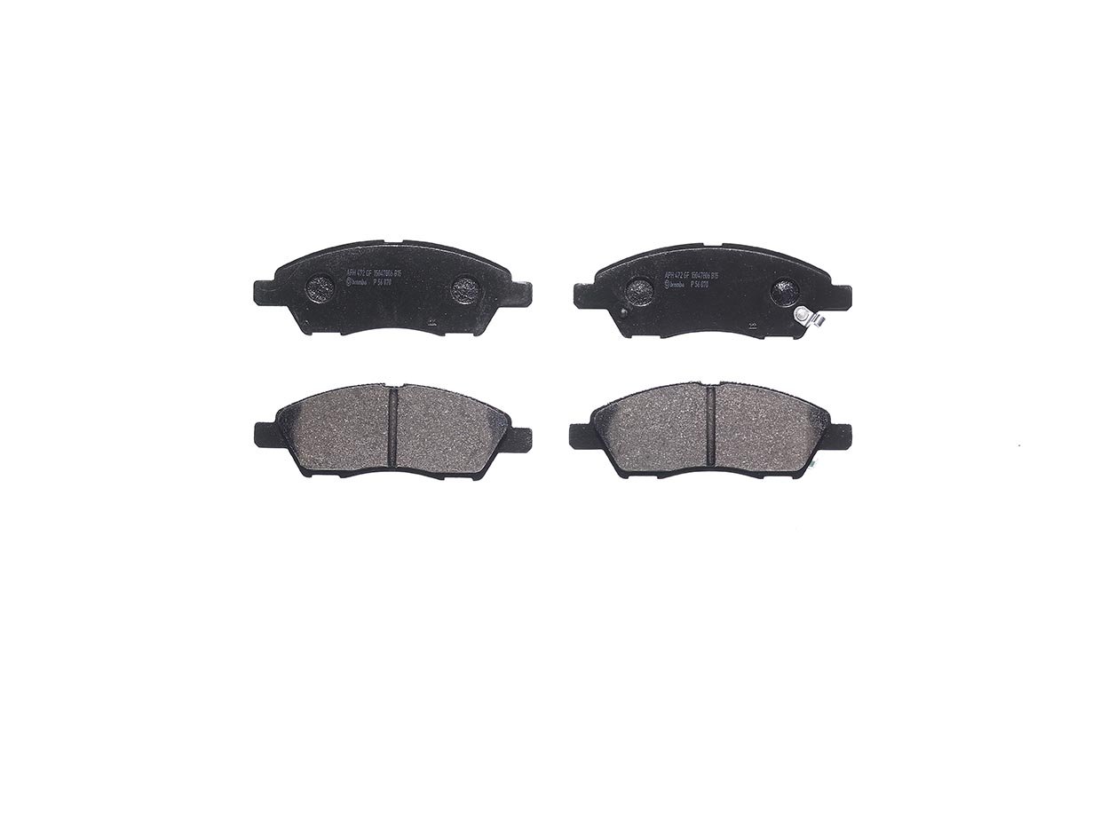 Brembo P56070 Vordere Bremsbeläge, Anzahl 4