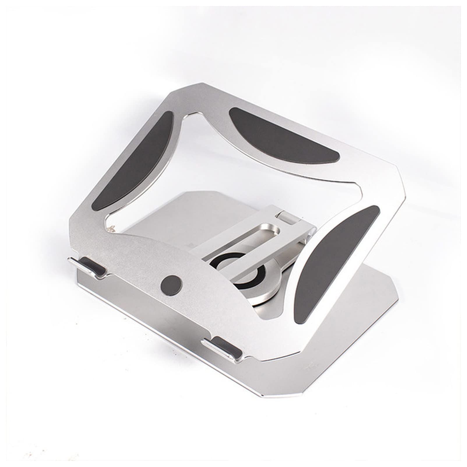 Soporte para laptop Soporte de computadora portátil ajustable con 360 soporte de elevador de aluminio ergonómico de aluminio rotativo plegable for MacBook / Todas las computadoras portátiles 10-17 " S