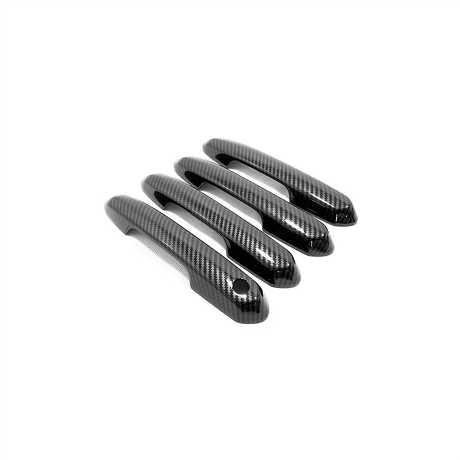SLIMES Car Exterior Door Handles Cover Handle Decorative Sticker for Toyota RAV4 XA50 2019-2022 Protection(Carbon)