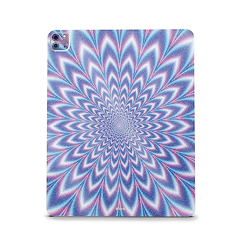 Image of MightySkins Carbon Fiber Skin Compatible With Apple iPad Pro 12.9 inch M2 6th Gen (2022) Full Wrap Kit - Jitter Illusion | Protective Durable Textured Carbon Fiber Finish | Easy To Apply | Made in the USA