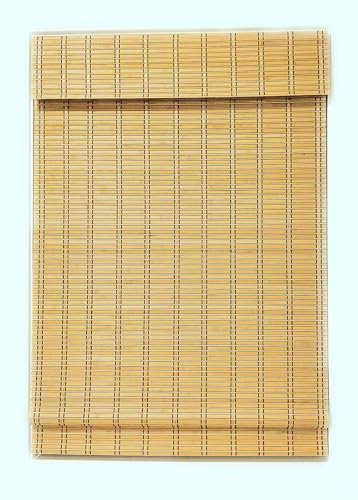 TJ Global Cordless Bamboo Window Blind Sun Shade, Light Filtering Roman Shades (42" x 64")