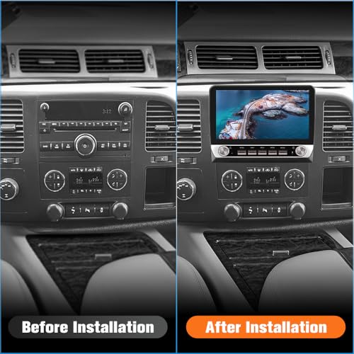 Android 13 Car Radio Stereo for Chevy Chevrolet Silverado 2007-2013 Tahoe Equinox GMC Sierra Yukon with 2+64GB CarPlay Android Auto Bluetooth