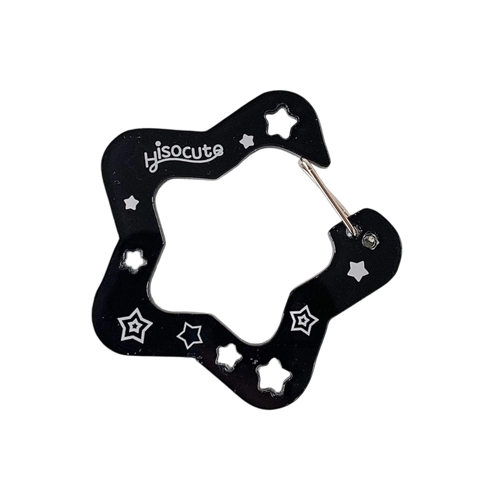 NEWFT Stylish Carabiner Hook Ita Bag Decoration Buckle Keychain Pendant Handbook Charm Acrylic Keyring Accessories for Women