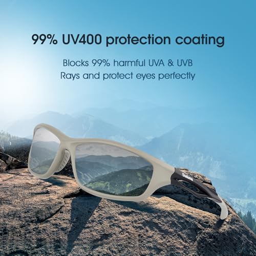 Image of Duduma Polarized Sports Sunglasses for Men Women Running Cycling Fishing Golf Driving Shades Sun Glasses Tr90