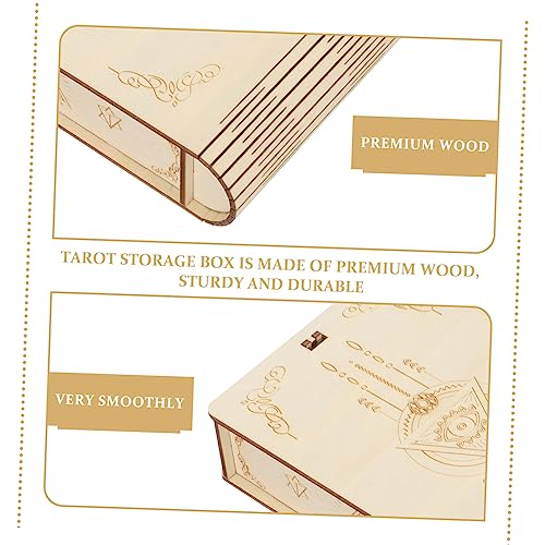 Caja organizadora de tarot 3 piezas con compartimentos