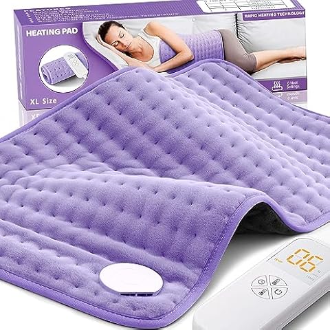 Glamigee Heating Pad for Back Pain Relief Cover