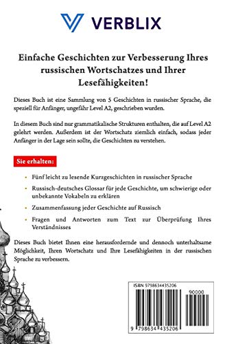 Russisch lernen für Anfänger: Russisch lesen und Grundwortschatz lernen (A1/A2)