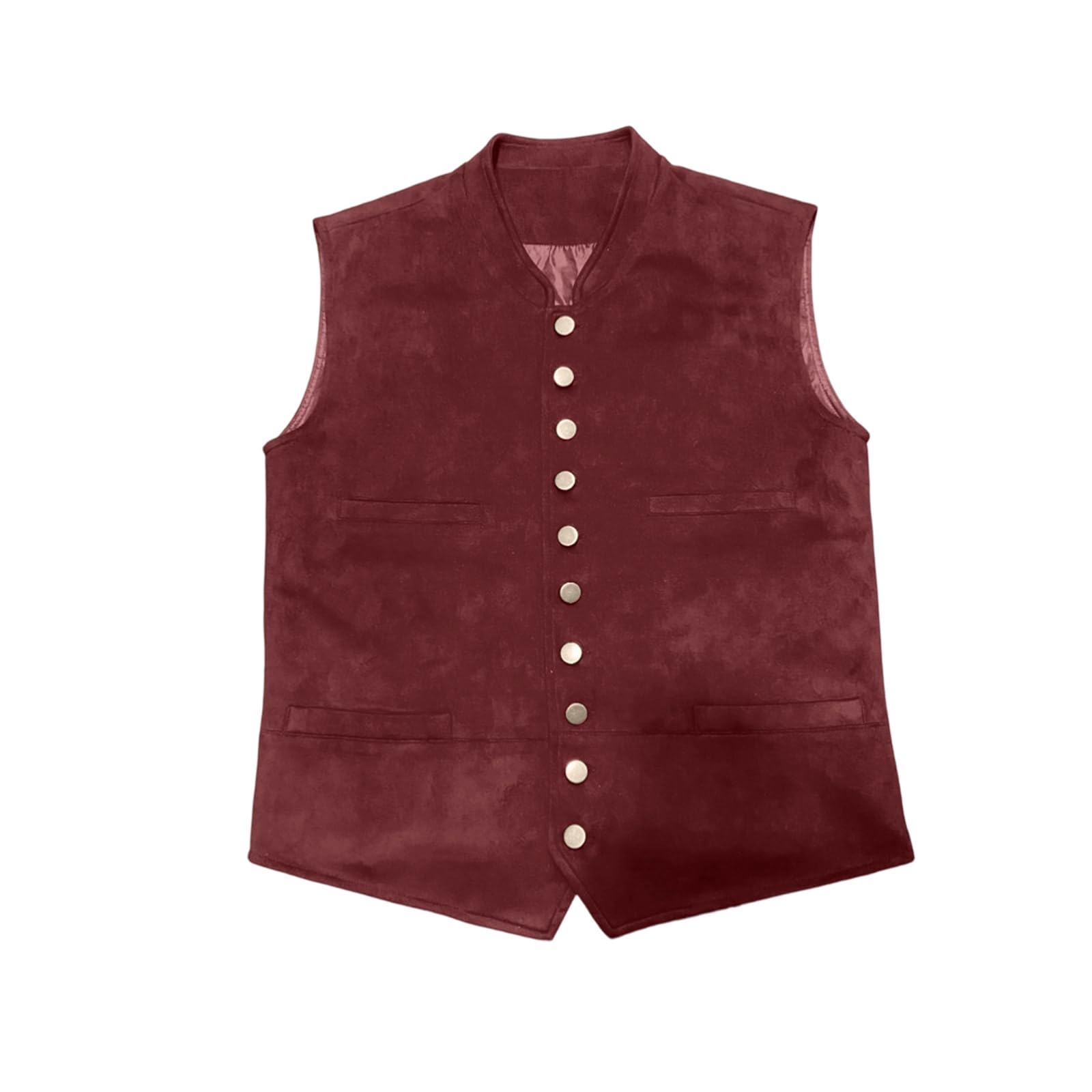 Gilet Oktoberfest Uomo, Con Bottoni, Senza Maniche, Bavarese, Tradizionale,