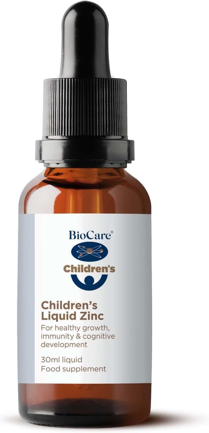 BioCare - Childrens Liquid Zinc | for Healthy Growth & Immunity | BlackBerry Flavour - 30ml
