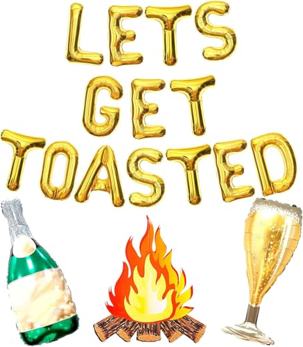 Image of Lets Get Toasted Bachelorette Decoration Mountain Engagement Decoration Mountain Bachelorette Decoration Camp Bachelorette Decoration Camping Bachelorette Party Decorations