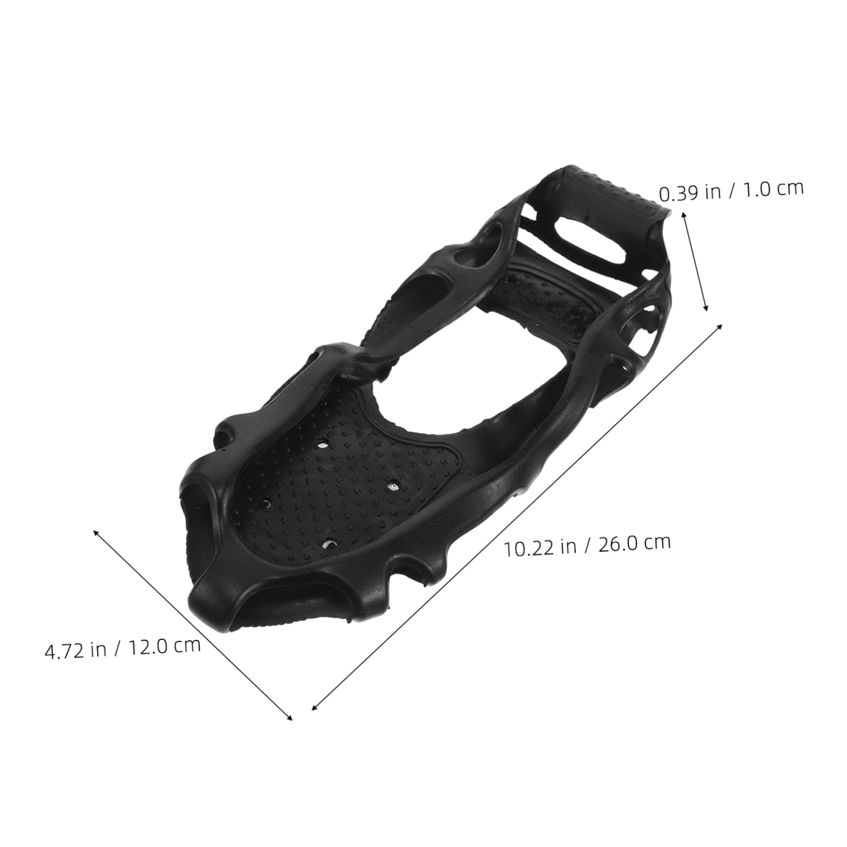 HANABASS Versatile Tep Material 24-Tooth Cleats for Snow Ice Safe Hiking and Shoes Non Slip Traction Spikes