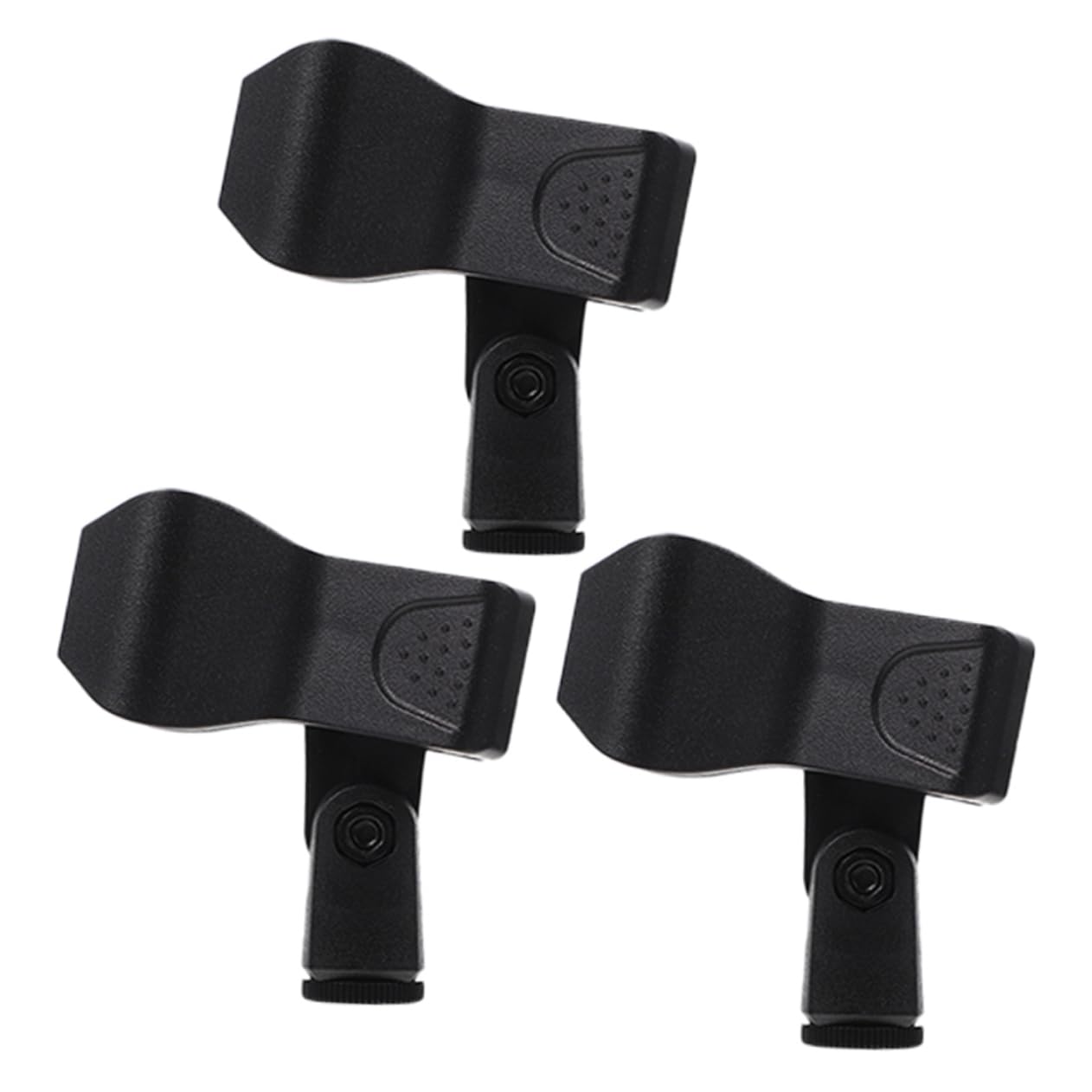 GALPADA 3Pcs Durable Microphone Clips Mic Holder for Microphones Non Slip Design Portable and Lightweight for Home and Studio Use