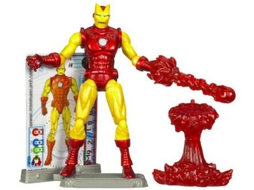 Hasbro Iron Man 2 Comic Series 4 Inch Action Figure Classic Iron Man