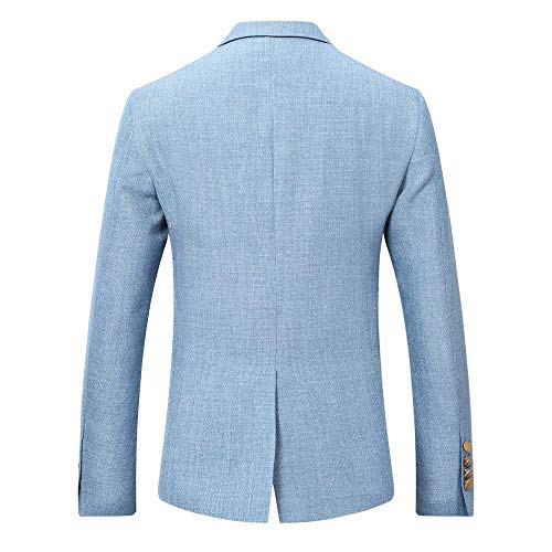 Mens Linen Beach Suit Wedding Groom Prom Slim Fit Party 3 Pieces Suits3