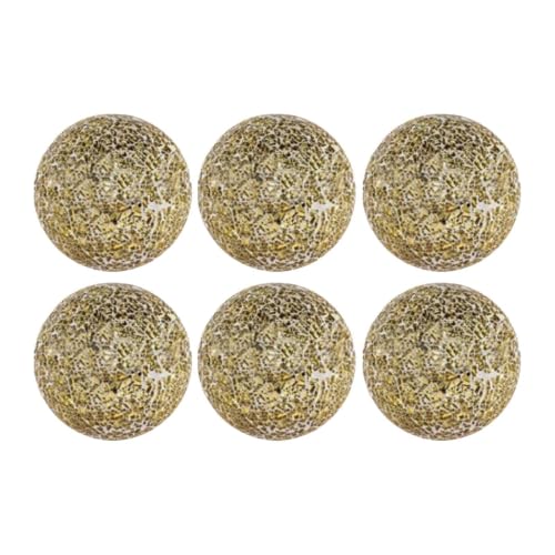 Bolas de vidrio hechas a mano Colcolo de 8 cm oro para decoración exclusiva 2